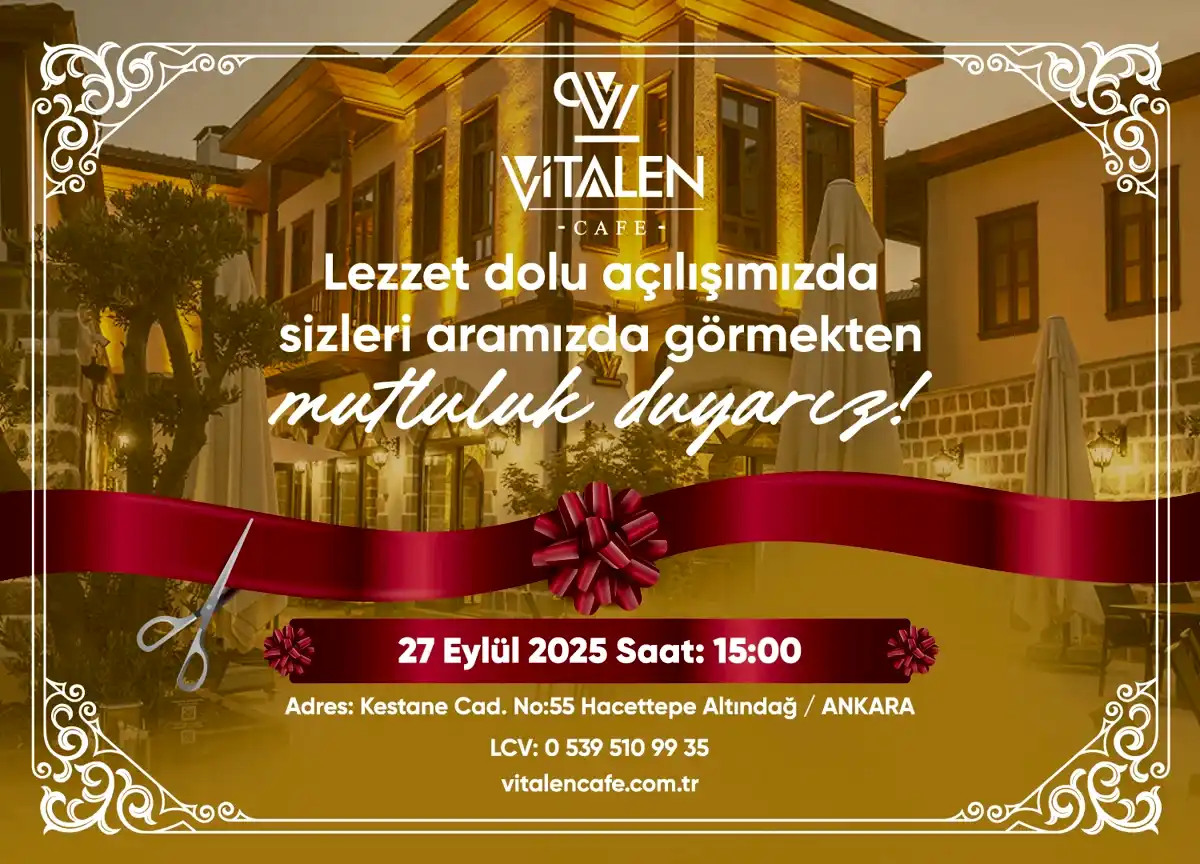 Yeni Tatlar, Yeni Atmosfer: Vitalen Cafe Lansmanında Buluşalım